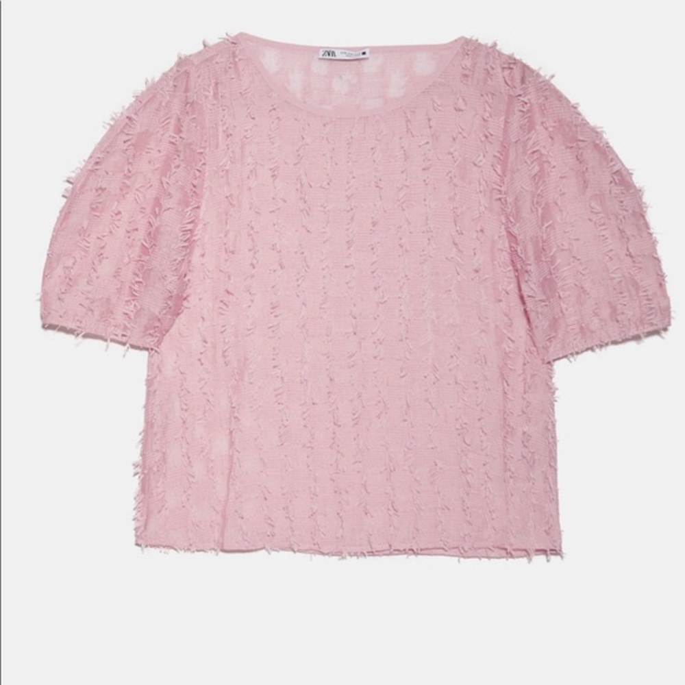 ZARA NWT blouse textured - Picture 9 of 9